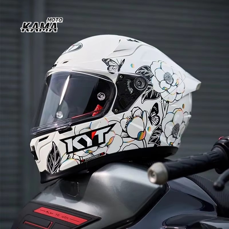 Full Face Helmet Carbon Fiber - Capacete de Motocicleta Profissional HOT KYT