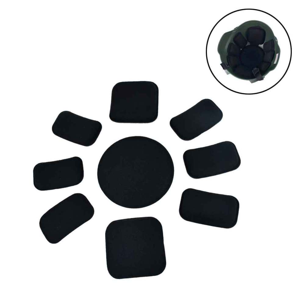 Helmet Replacement Liner Pads - Kit de Substituição de Almofadas para