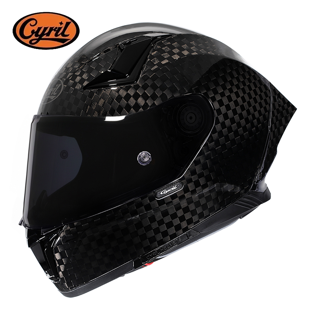 Full Face Helmet Carbon Fiber - Unissex leve de fibra carbono kevlar
