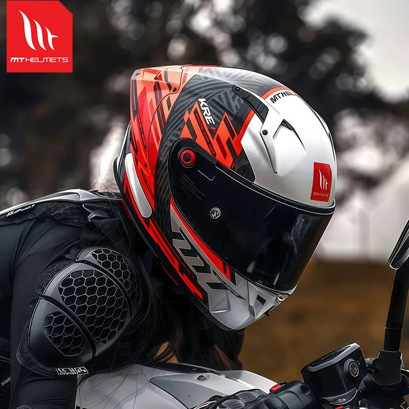 Full Face Helmet Carbon Fiber - MT KRE + Capacete de fibra