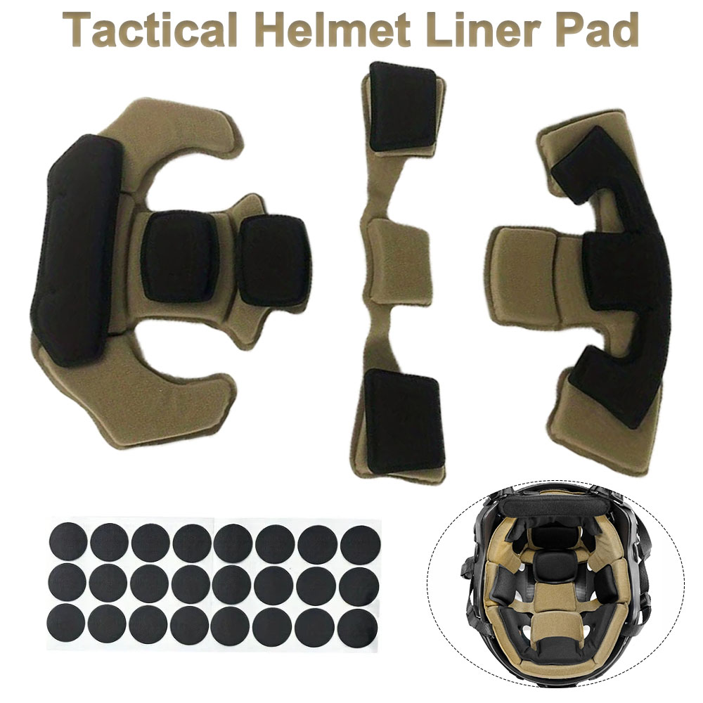 Helmet Replacement Liner Pads - Conjunto de Almofadas de Substituição Universal