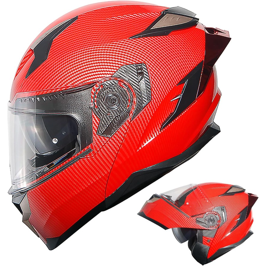 Motorcycle Helmet Sun Visor Inner - Capacete modular de motocicleta DOT para