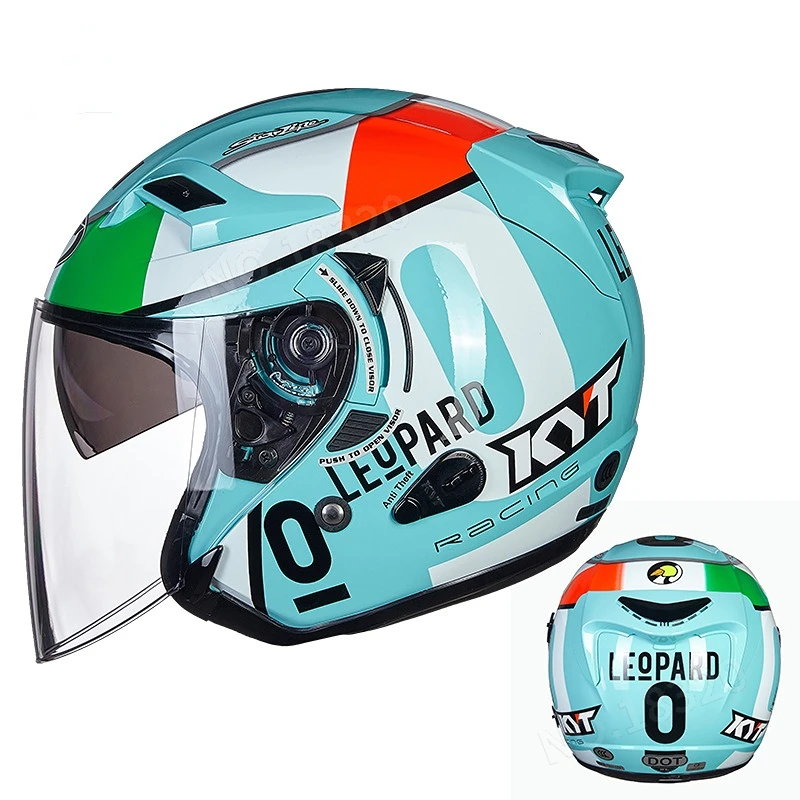 Open Face Helmet Retro Vintage - KYT-Vintage Open Face Capacete de motocicleta,