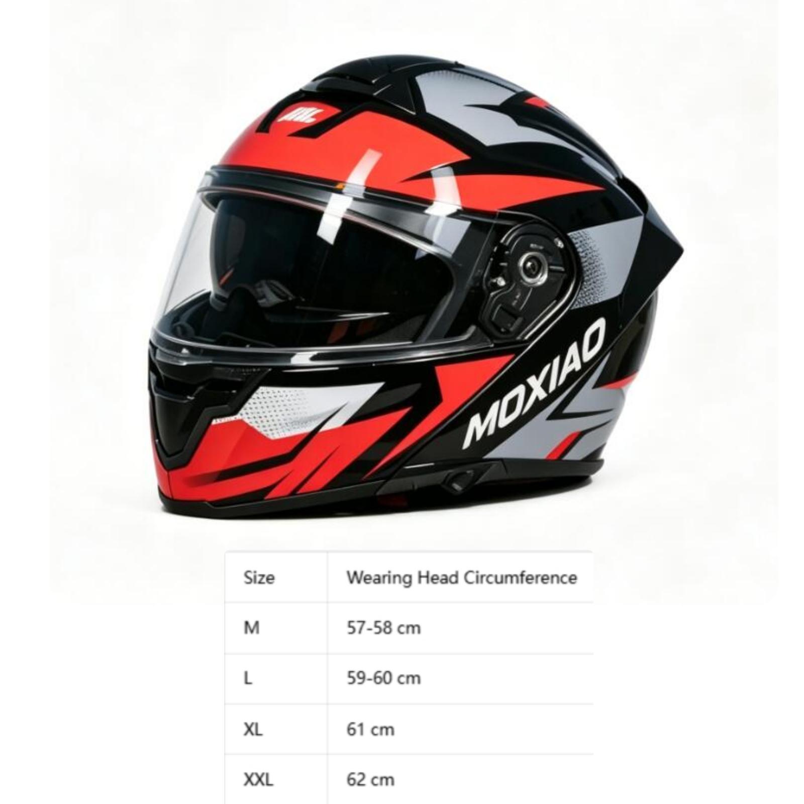 Motorcycle Helmet Sun Visor Inner - Capacete Modular Certificado DOT com Viseira