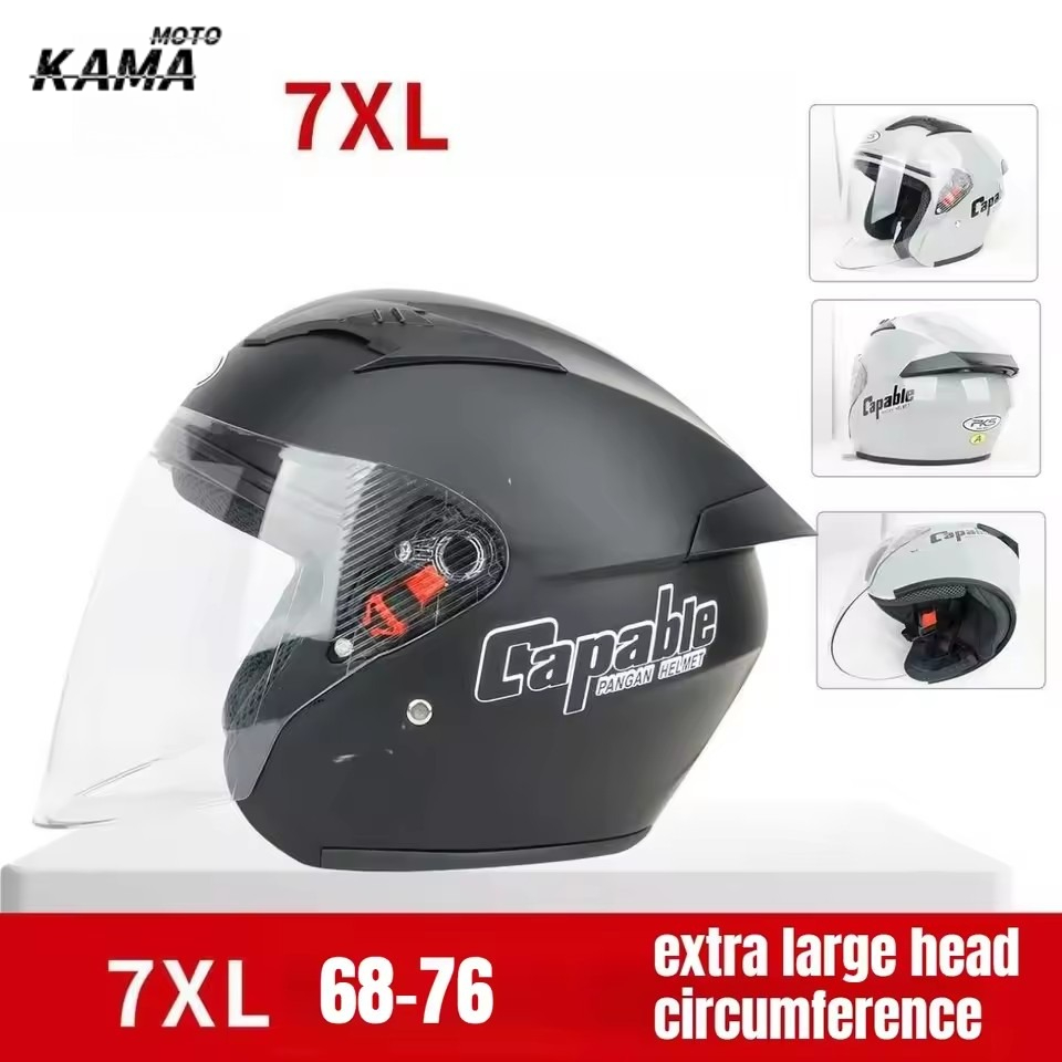 Flip Up Helmet Dual Visor - Capacete de Motocicleta Grande Masculino Extra