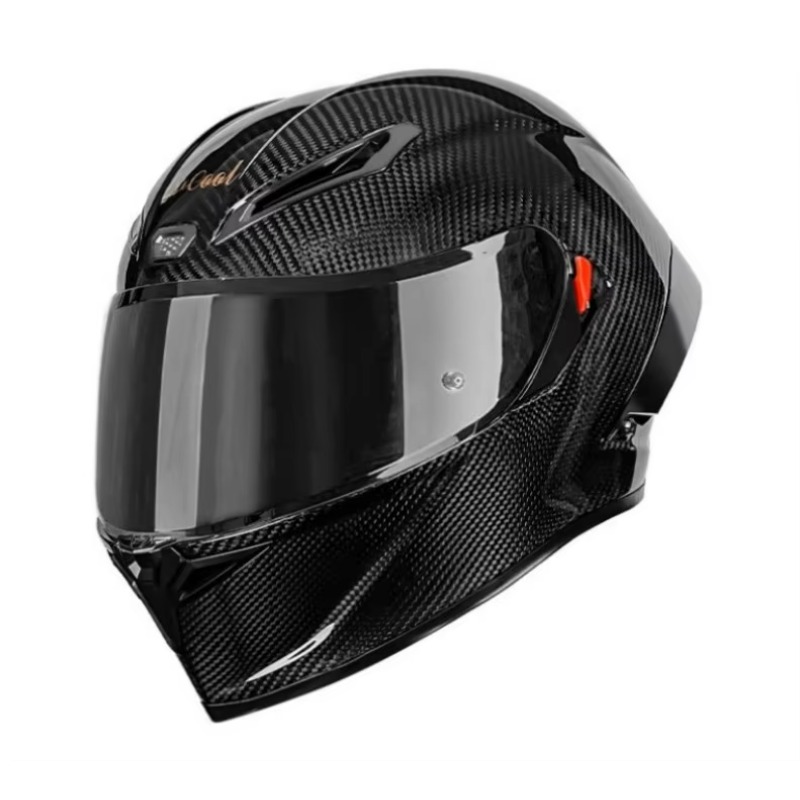 Full Face Helmet Carbon Fiber - Capacete de Motocicleta de Fibra de