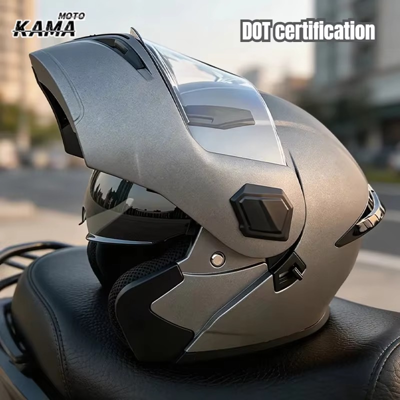 Modular Motorcycle Helmet Dot Approved - Capacete Modular Rebatível para Motocicleta, Aprovado