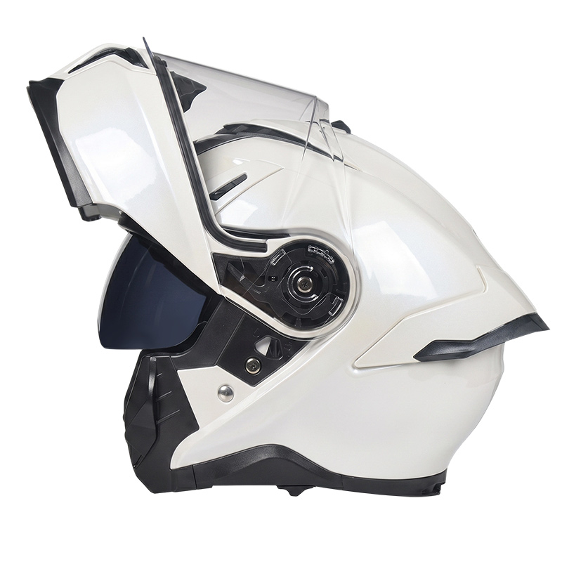 Capacete Modular de Motociclet - Flip Up Helmet Dual Visor avaliação e preço