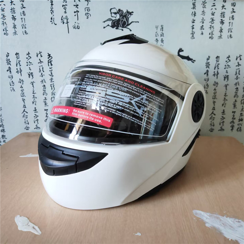 Flip up motocicleta modular mo - Motorcycle Helmet Sun Visor Inner avaliação e preço