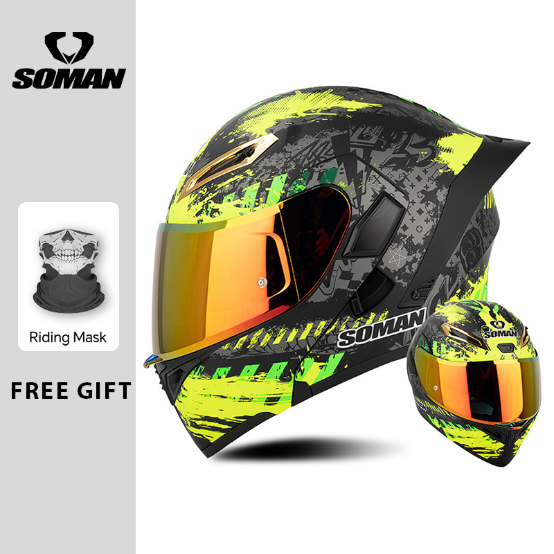Capacete de motocicleta mascul - Modular Motorcycle Helmet Dot Approved avaliação e preço