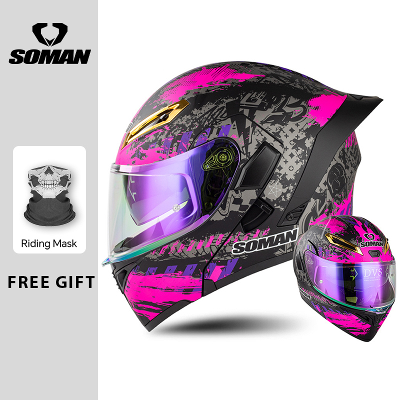 Capacete de motocicleta mascul - Modular Motorcycle Helmet Dot Approved avaliação e preço