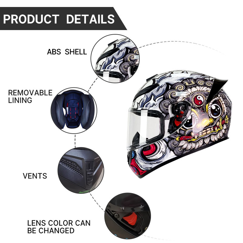 Capacete de motocicleta de ros - Full Face Helmet Carbon Fiber avaliação e preço