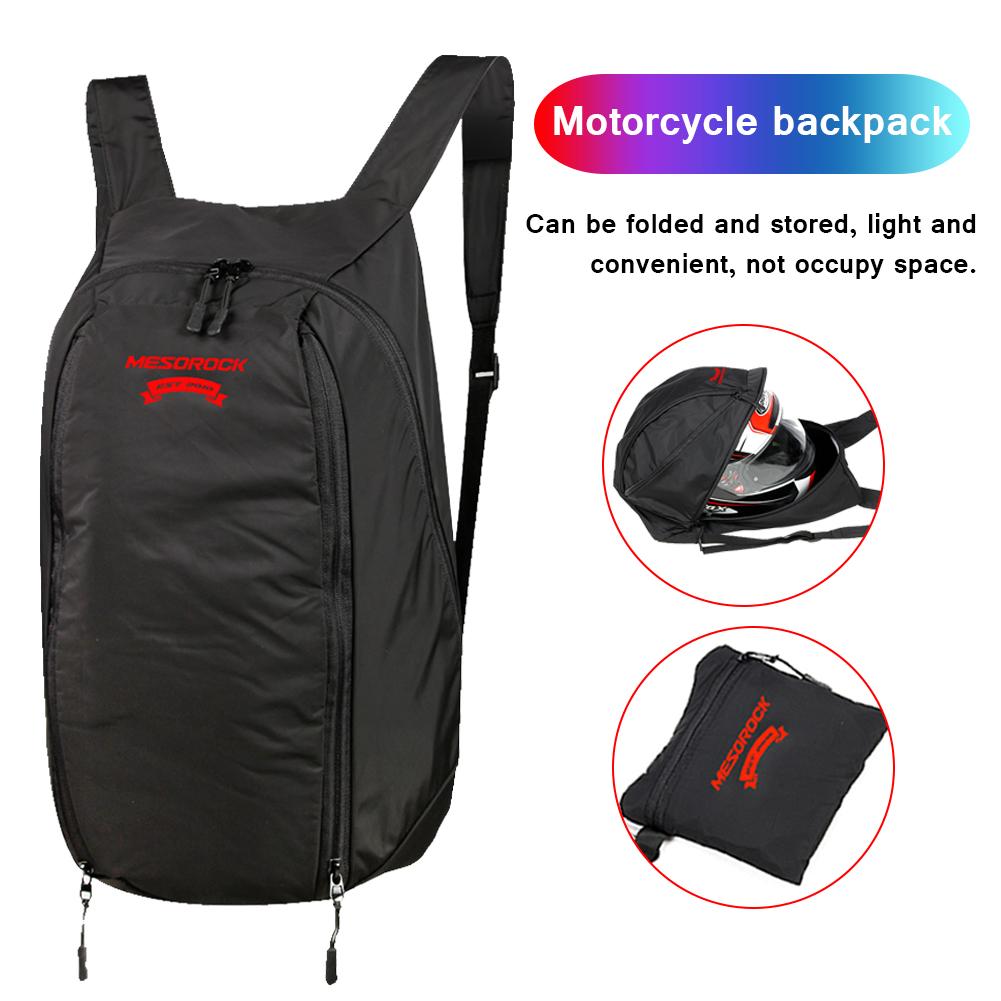 Mochila para motocicleta 20-28 - Motorcycle Helmet Bag Backpack avaliação e preço