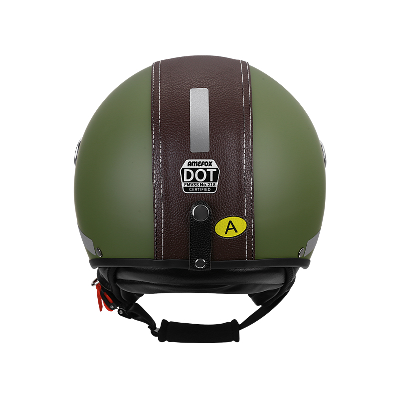 Capacete de Motocicleta Vintag - Open Face Helmet Retro Vintage avaliação e preço