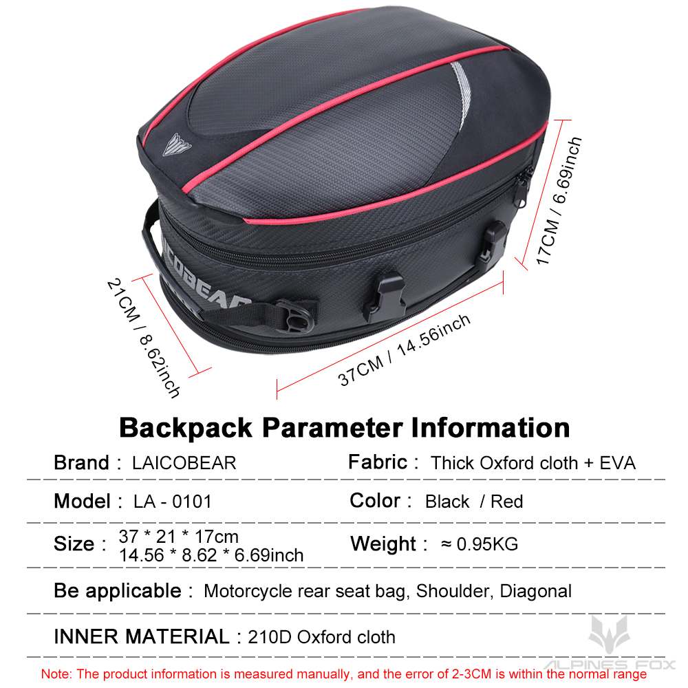 Bolsa traseira para motociclet - Motorcycle Helmet Bag Backpack avaliação e preço