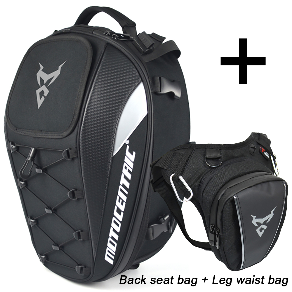 Motocentric impermeável Motorc - Motorcycle Helmet Bag Backpack avaliação e preço