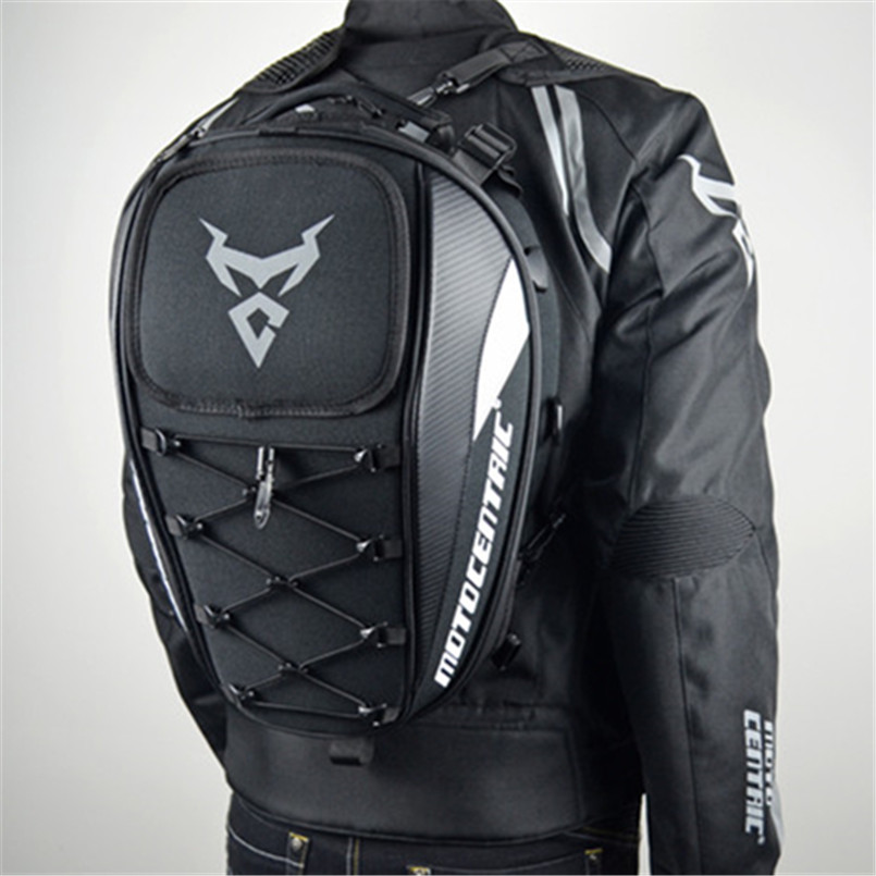 Motocentric impermeável Motorc - Motorcycle Helmet Bag Backpack avaliação e preço