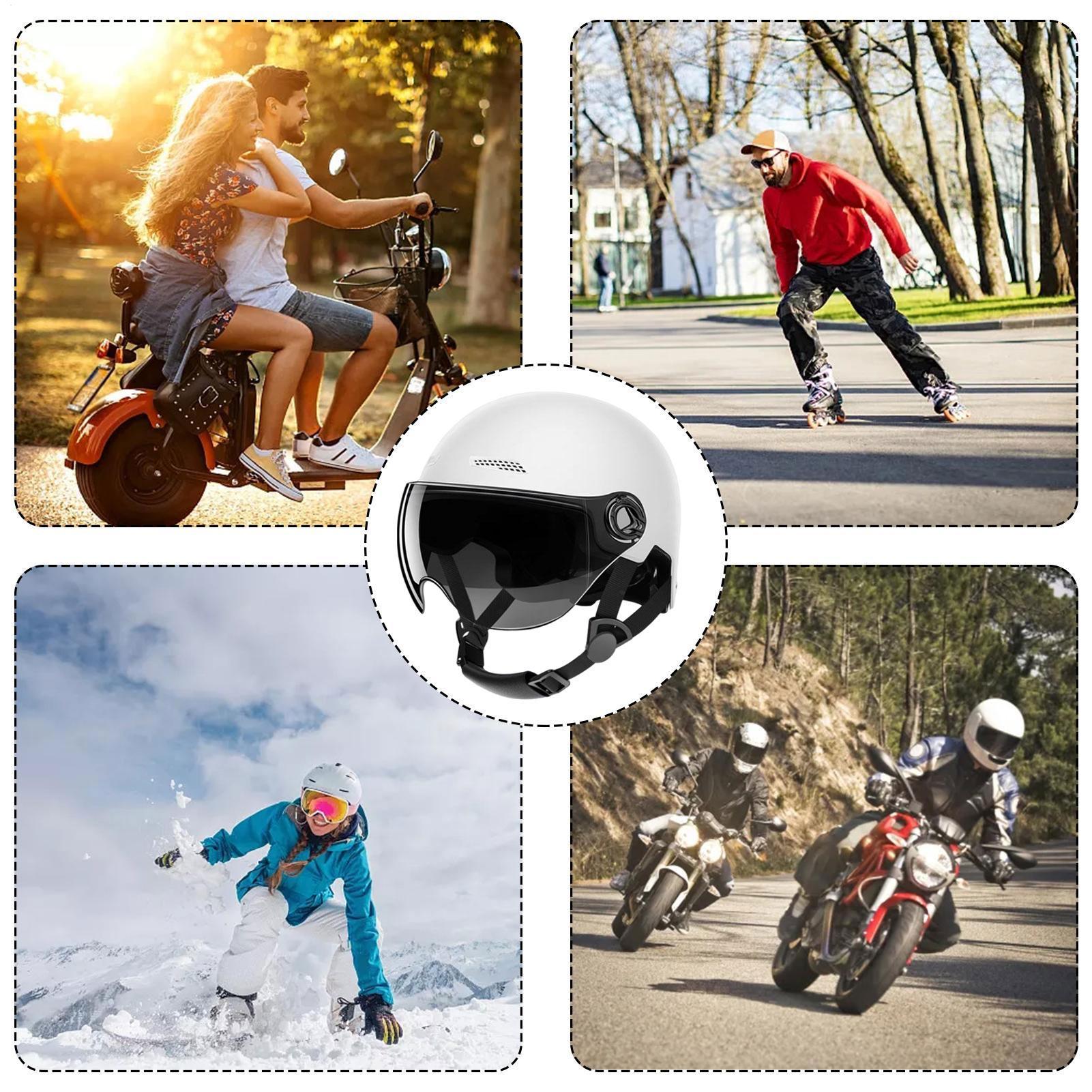Capacete de Motocicleta Mascul - Motorcycle Helmet Sun Visor Inner avaliação e preço