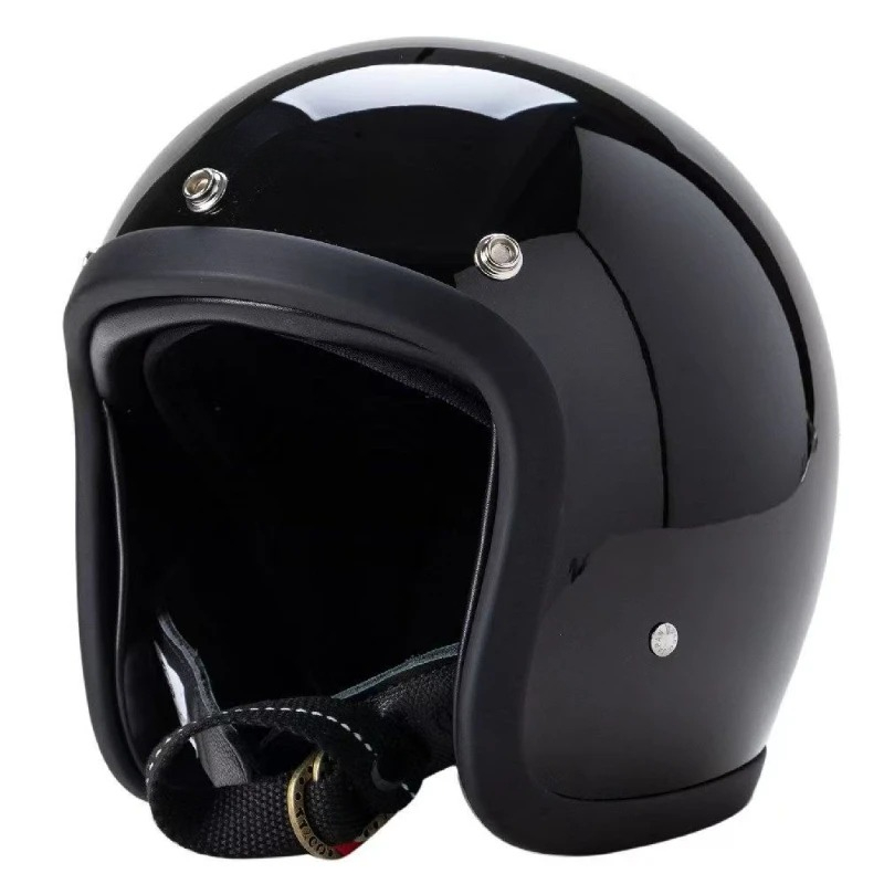 Capacete de motocicleta estilo - Open Face Helmet Retro Vintage avaliação e preço