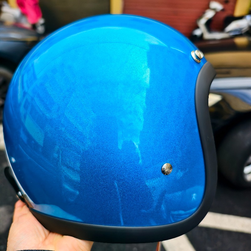 Capacete de motocicleta estilo - Open Face Helmet Retro Vintage avaliação e preço