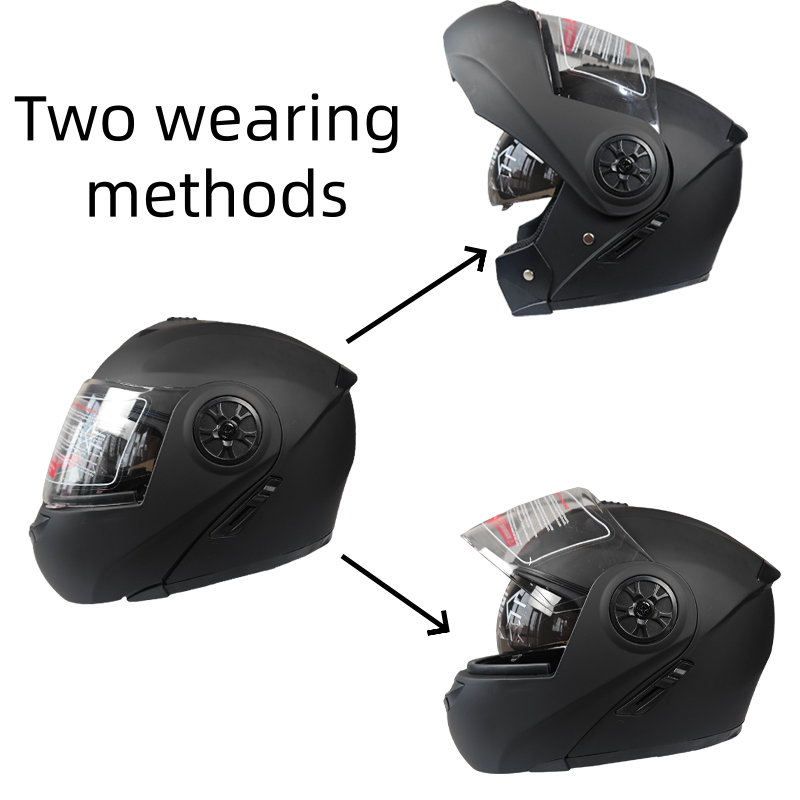 Capacete de motocicleta com vi - Motorcycle Helmet Bluetooth Built In avaliação e preço