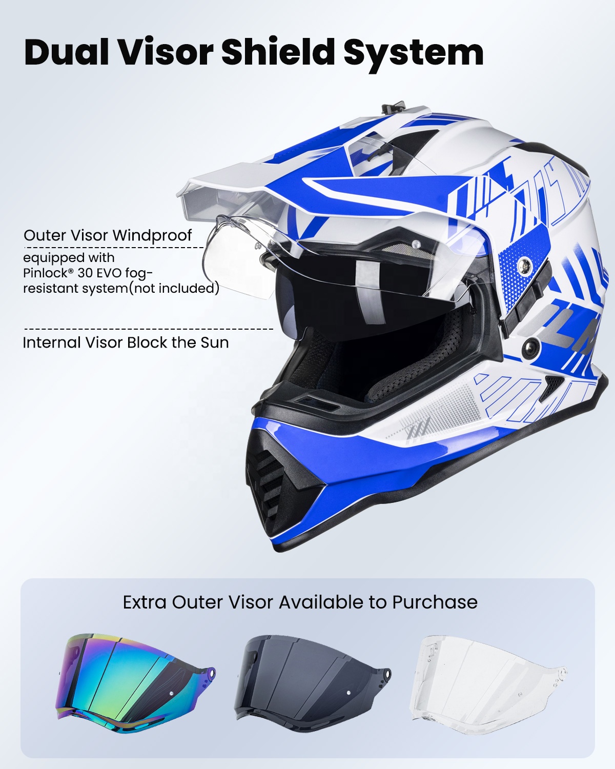 Capacete de Aventura Dual Spor - Dual Sport Helmet Adventure avaliação e preço