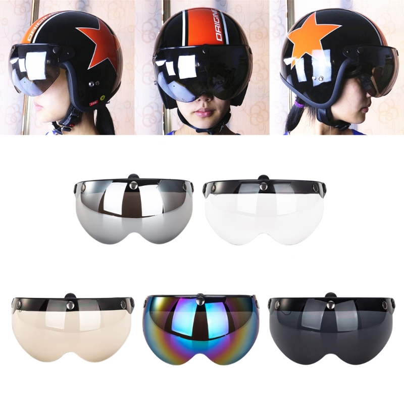 Viseiras de capacete Bubble pa - Open Face Helmet Retro Vintage avaliação e preço