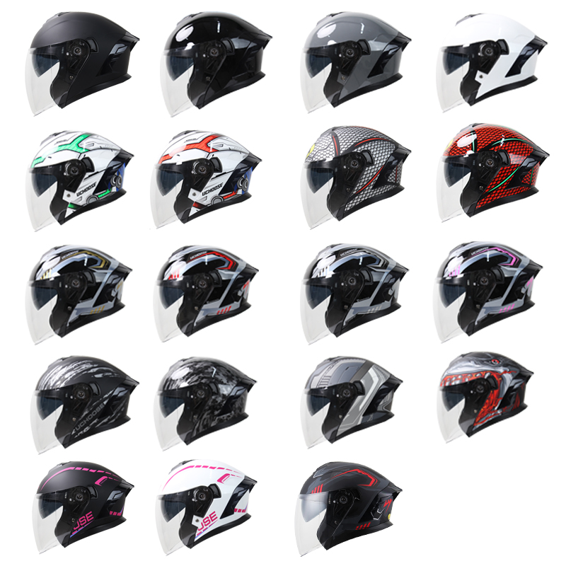 715 motocicleta dupla viseira  - Flip Up Helmet Dual Visor avaliação e preço