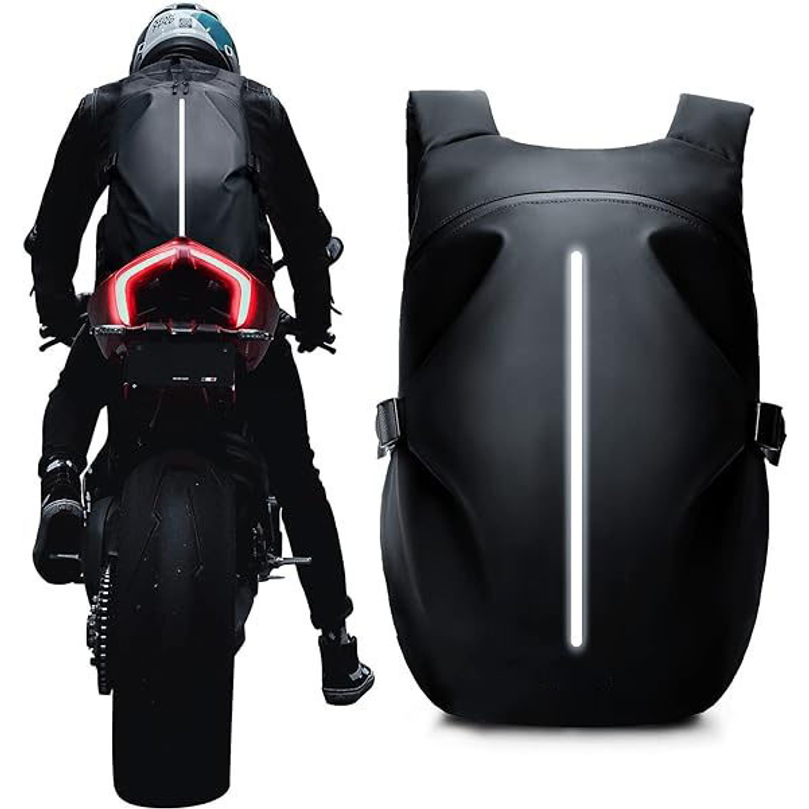 Mochila impermeável para motoc - Motorcycle Helmet Bag Backpack avaliação e preço
