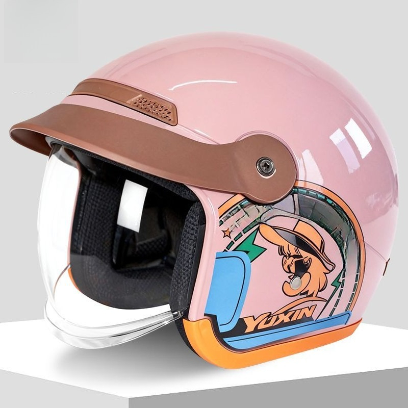 Capacete de Motocicleta Vintag - Motorcycle Helmet Sun Visor Inner avaliação e preço