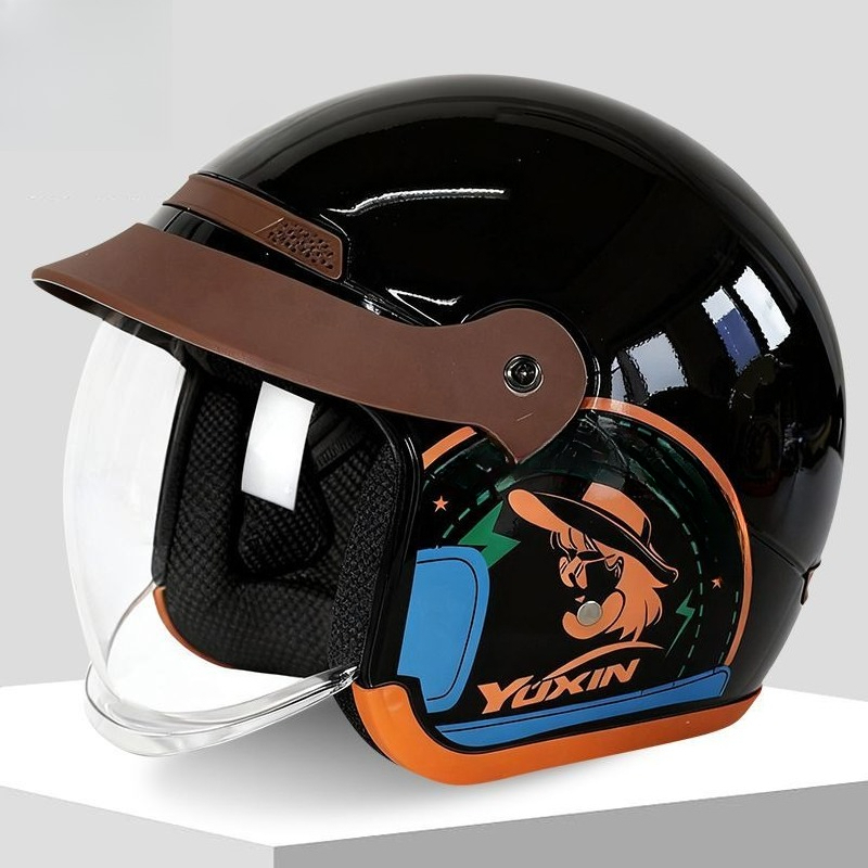Capacete de Motocicleta Vintag - Motorcycle Helmet Sun Visor Inner avaliação e preço