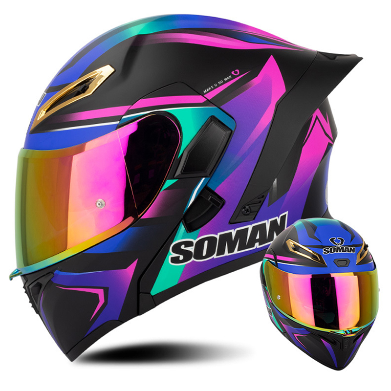 Capacete de motocicleta DOT ap - Modular Motorcycle Helmet Dot Approved avaliação e preço