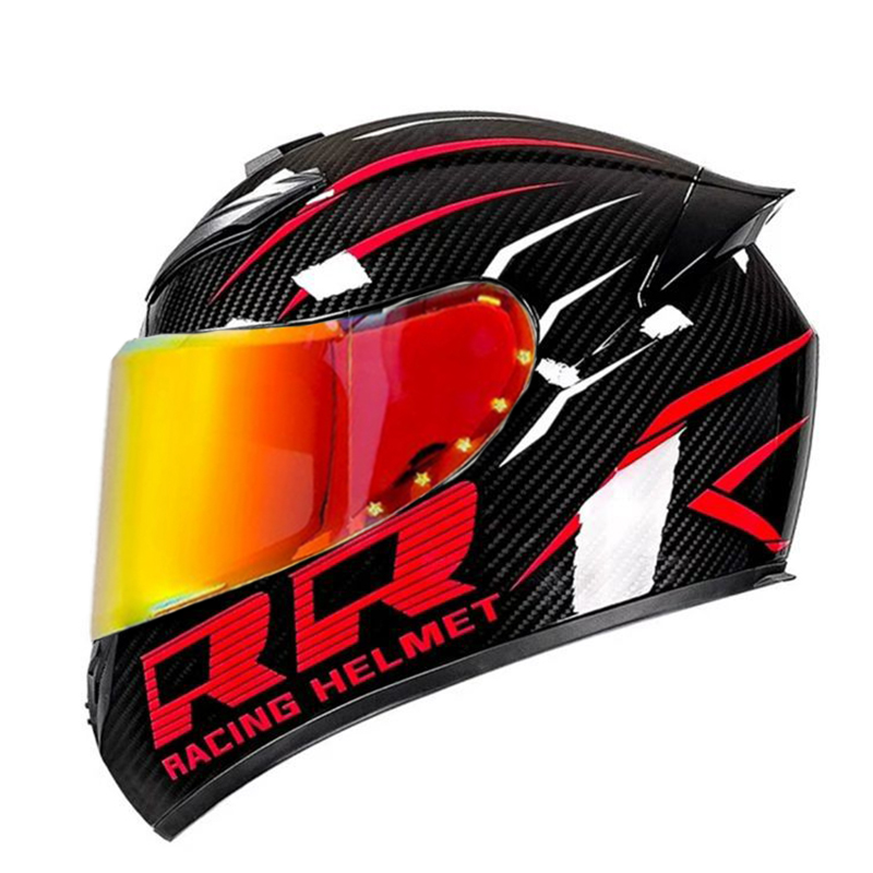 Capacete de Motocicleta Unisse - Full Face Helmet Carbon Fiber avaliação e preço