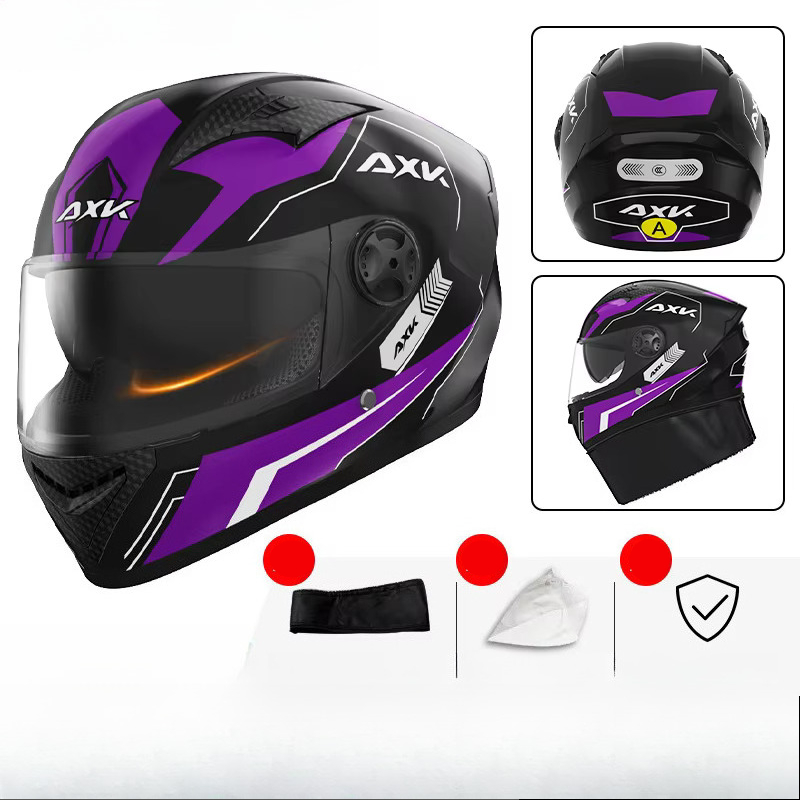 Capacete de Motocicleta Profis - Flip Up Helmet Dual Visor avaliação e preço