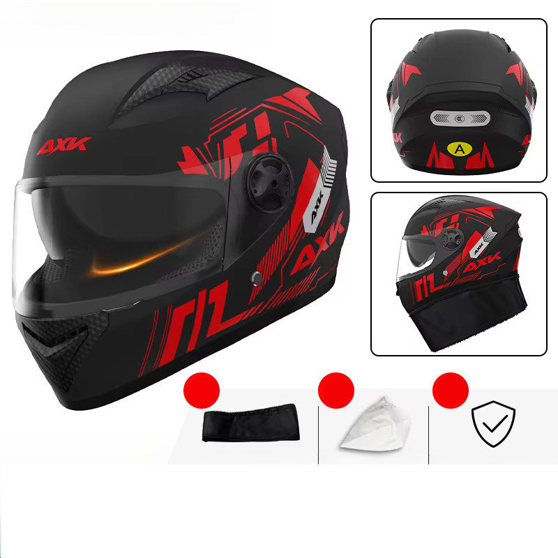 Capacete de Motocicleta Profis - Flip Up Helmet Dual Visor avaliação e preço