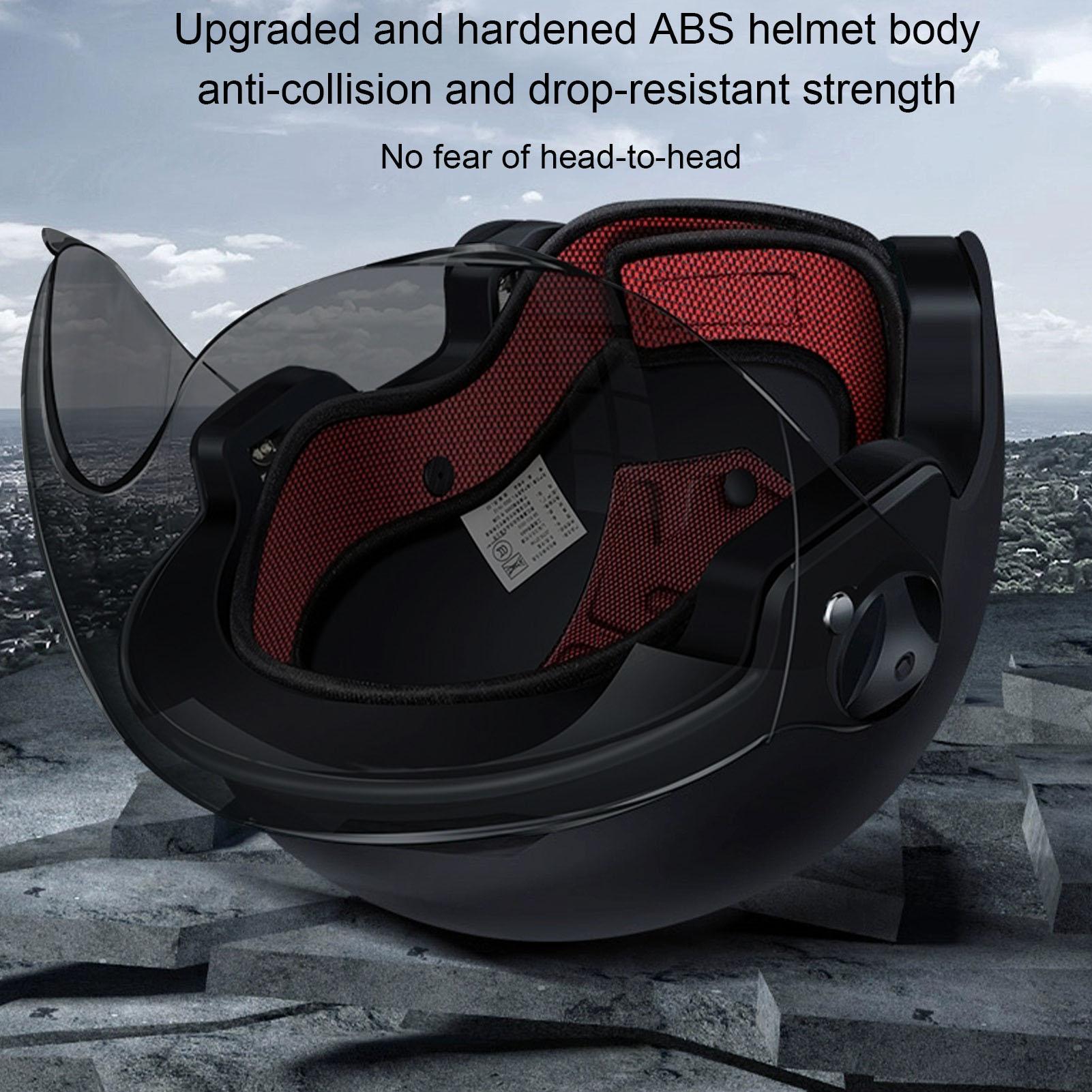 Capacete de Motocicleta Aberto - Motorcycle Helmet Sun Visor Inner avaliação e preço