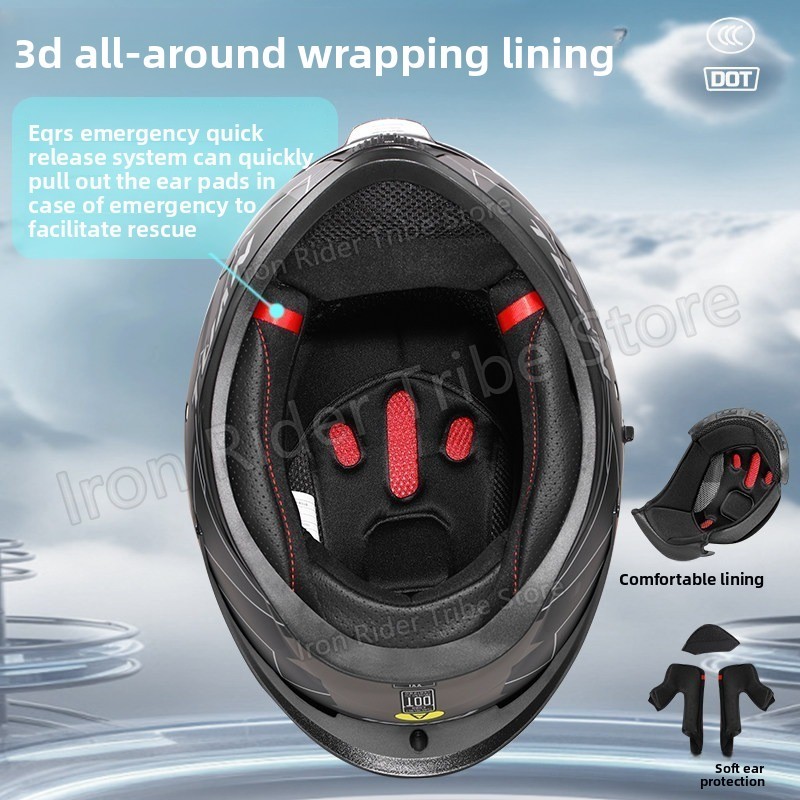 Capacete modular para motocicl - Flip Up Helmet Dual Visor avaliação e preço