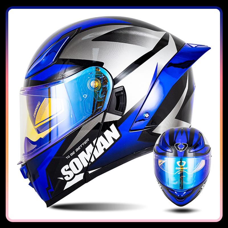 Capacete de motocicleta mascul - Modular Motorcycle Helmet Dot Approved avaliação e preço