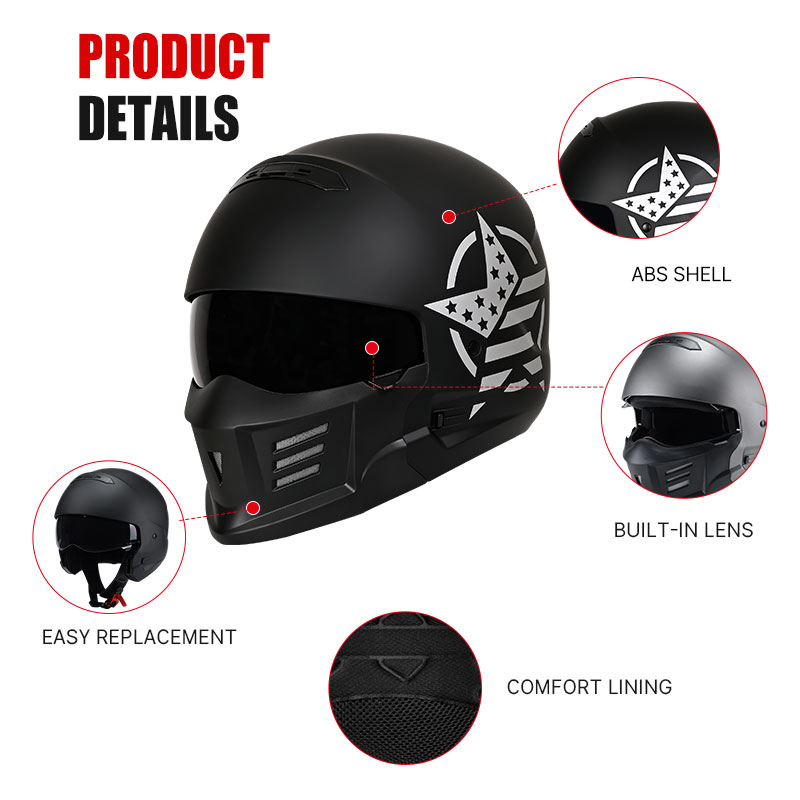 Capacete de motocicleta Scorpi - Modular Motorcycle Helmet Dot Approved avaliação e preço