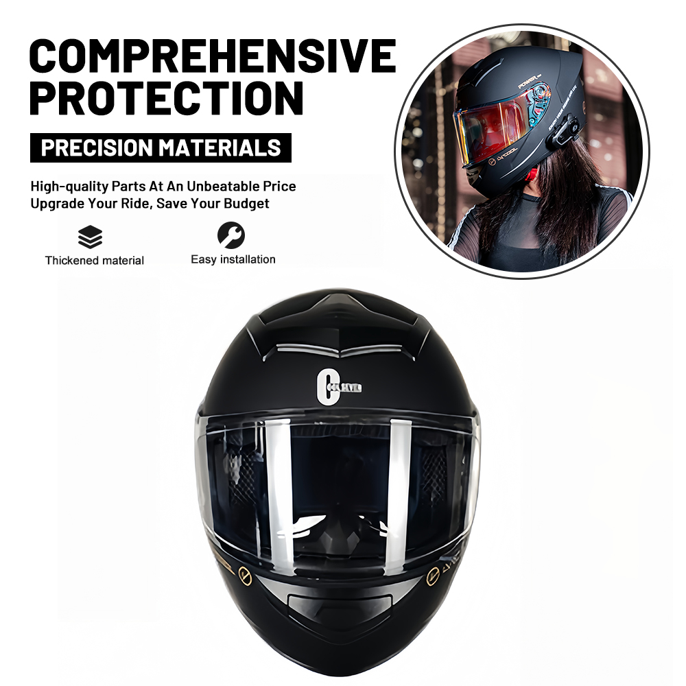 Capacete de Motocicleta Integr - Motorcycle Helmet Sun Visor Inner avaliação e preço