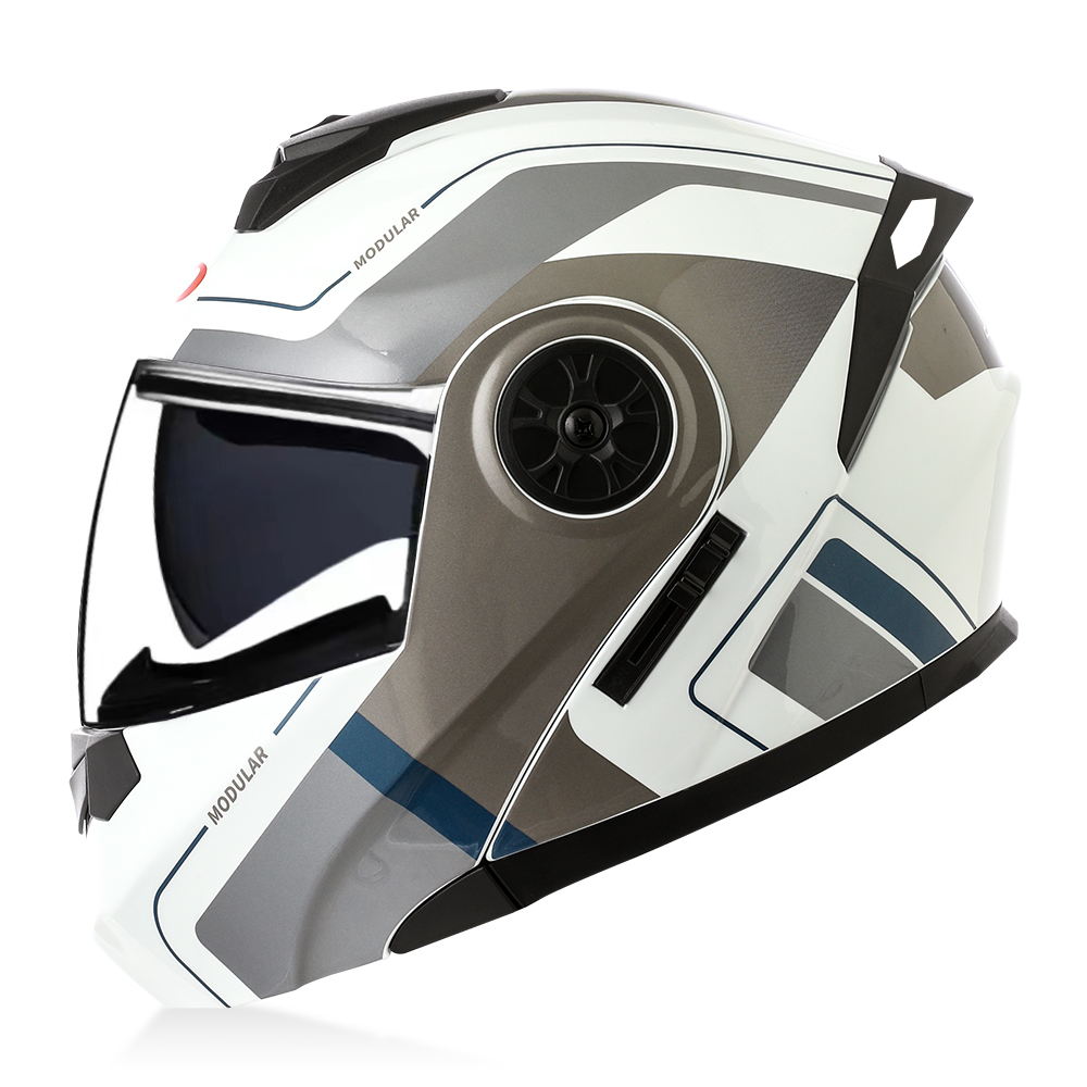 Capacete Modular de Alta Quali - Modular Motorcycle Helmet Dot Approved avaliação e preço