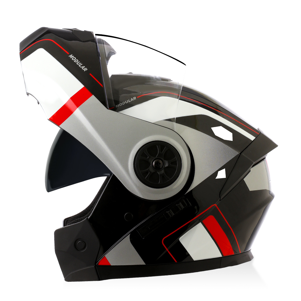 Capacete Modular de Alta Quali - Modular Motorcycle Helmet Dot Approved avaliação e preço