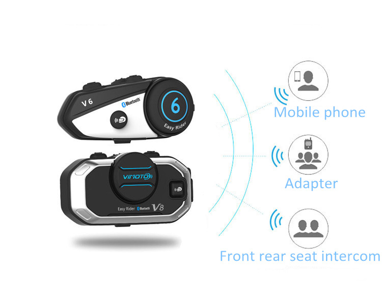 Vimoto V8 Fone de ouvido para  - Motorcycle Helmet Bluetooth Built In avaliação e preço