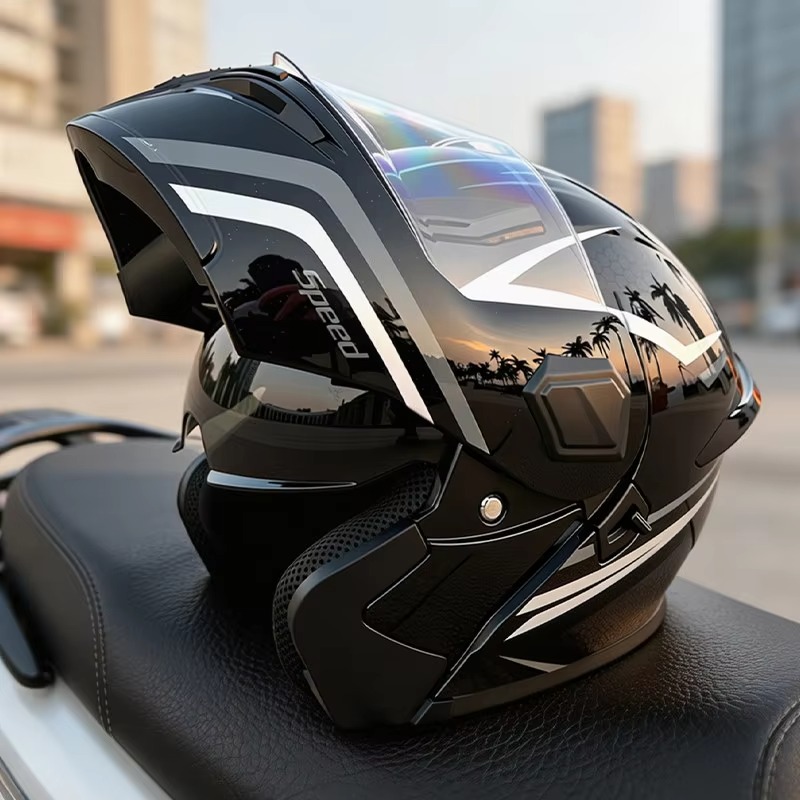 Capacete Modular Rebatível par - Modular Motorcycle Helmet Dot Approved avaliação e preço