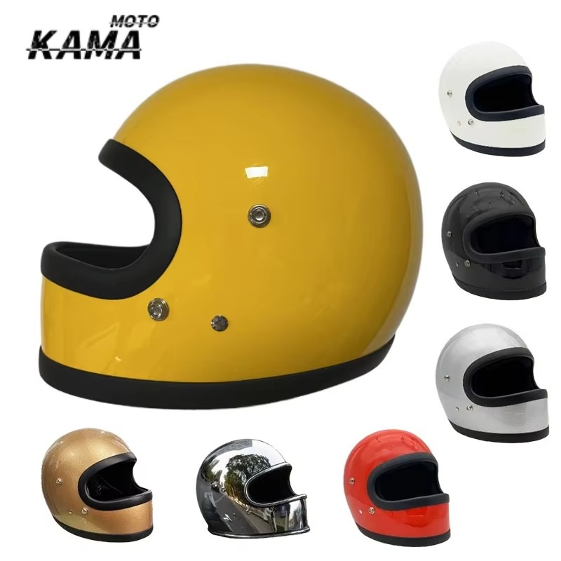 Capacete de motocicleta retrô  - Open Face Helmet Retro Vintage avaliação e preço