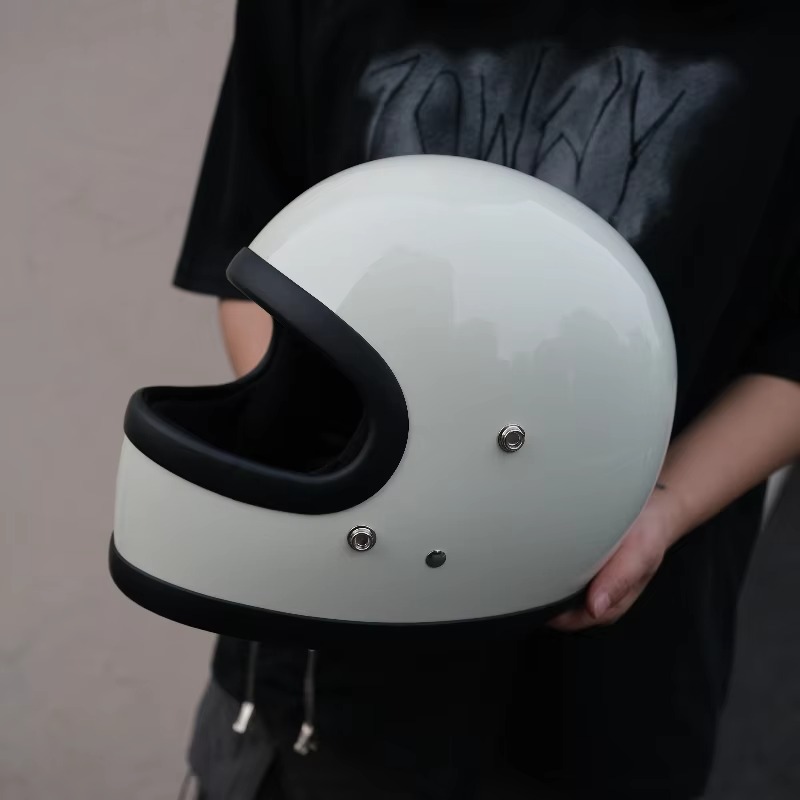 Capacete de motocicleta retrô  - Open Face Helmet Retro Vintage avaliação e preço