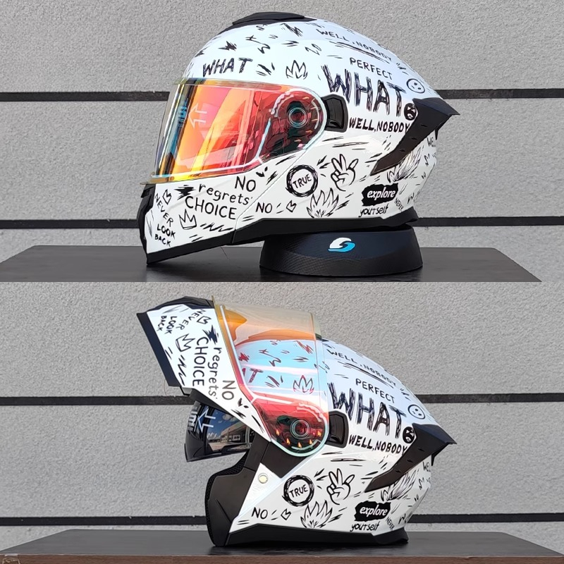 Novo capacete modular de motoc - Modular Motorcycle Helmet Dot Approved avaliação e preço