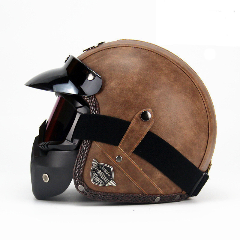 Nova chegada capacetes de rost - Open Face Helmet Retro Vintage avaliação e preço