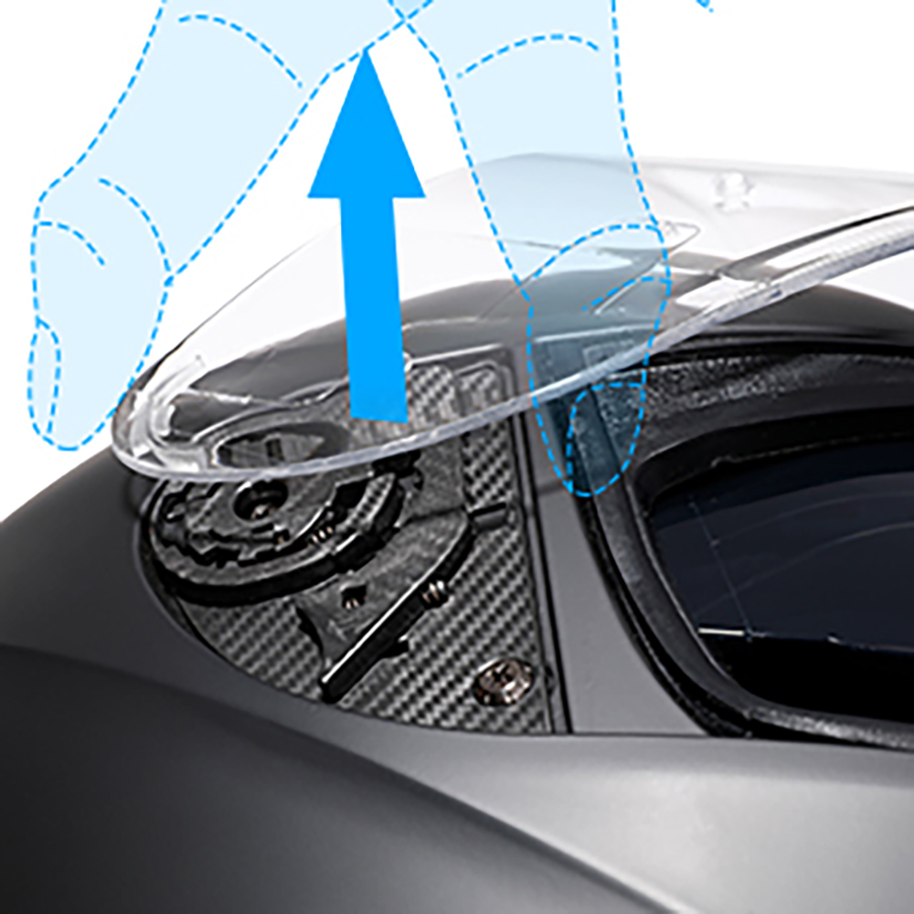 Visor para Capacete CYRIL AH17 - Full Face Helmet Carbon Fiber avaliação e preço