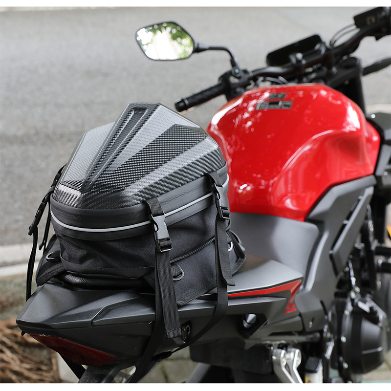 Bolsa Traseira Impermeável par - Motorcycle Helmet Bag Backpack avaliação e preço